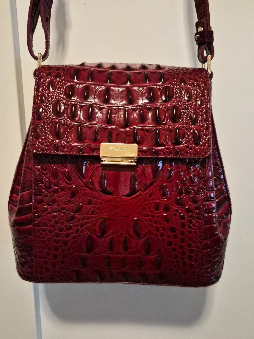 Brahmin Margo Vintage Red Melbourne